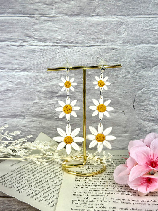Boucle d'oreilles "Marguerite"
